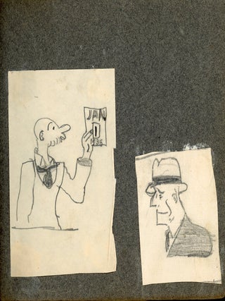 COMIC CARTOON CHARACTERS 1930s SMALL ALBUM; Sunday Funnies