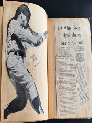 DODGERS BASEBALL STATS & RECORDS SCRAPBOOK, 1959–1961