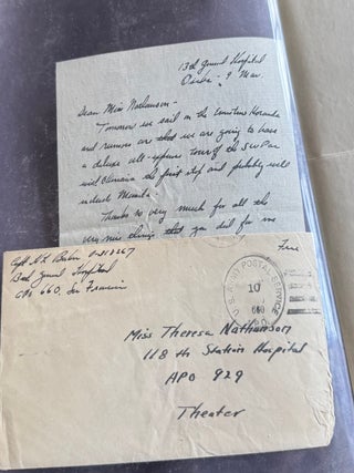 WORLD WAR II RED CROSS NURSE DOCUMENTS – JAPAN, FUKUOKA, KYUSHU, 1945–1946