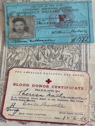 WORLD WAR II RED CROSS NURSE DOCUMENTS – JAPAN, FUKUOKA, KYUSHU, 1945–1946
