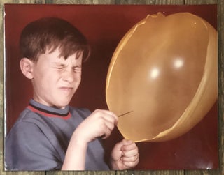CHILDREN POPPING BALLOONS SERIES OF PHOTOS BY CHARLIE MILLER OF MIT