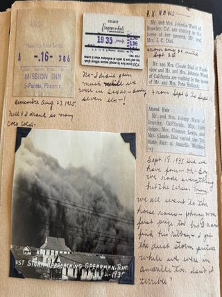 Dust Bowl Era Scrapbooks of Marguerite Dial/Ward, 1925–1936; Texas to California