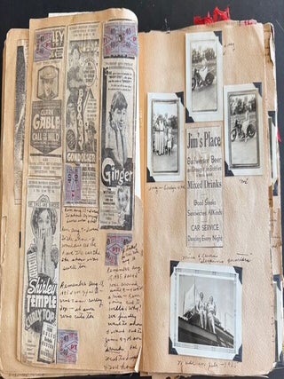 Dust Bowl Era Scrapbooks of Marguerite Dial/Ward, 1925–1936; Texas to California