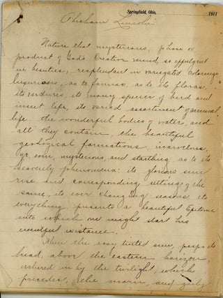 Item #1532 Archive of Olie V. Gregory, African American Writer, Historian, and Civic Leader,...