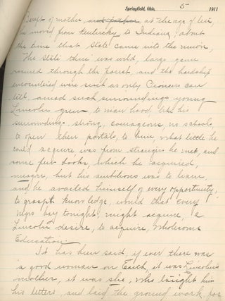 Archive of Olie V. Gregory, African American Writer, Historian, and Civic Leader, Springfield, Ohio, 1850s–1969