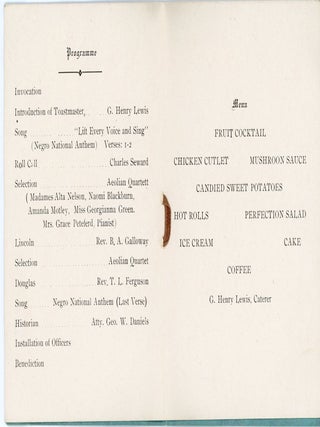Archive of Olie V. Gregory, African American Writer, Historian, and Civic Leader, Springfield, Ohio, 1850s–1969