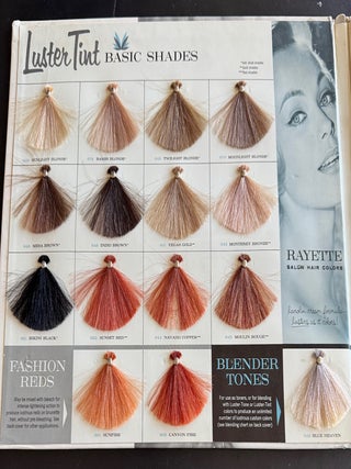 Archive of 1960s Hair Color Swatch Books & Salon Guides