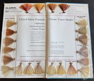 Archive of 1960s Hair Color Swatch Books & Salon Guides