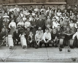 Panoramic Photograph — New Jersey All State High School Orchestra, 30th Annual Concert, Atlantic City, 1958