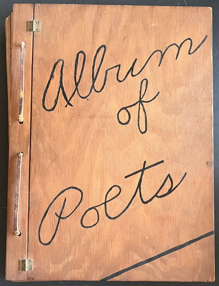 Item #1547 ALBUM OF POETS 1947 SCHOOL ASSIGNMENT MYRON E. ROWE KINGSTON, NY