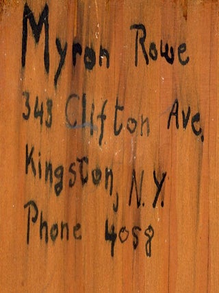ALBUM OF POETS 1947 SCHOOL ASSIGNMENT MYRON E. ROWE KINGSTON, NY