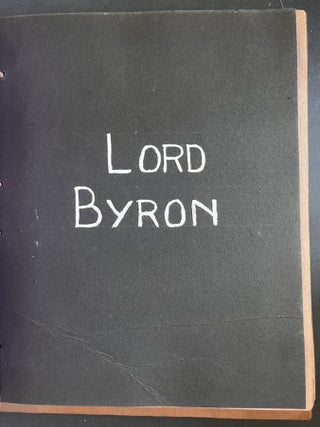 ALBUM OF POETS 1947 SCHOOL ASSIGNMENT MYRON E. ROWE KINGSTON, NY