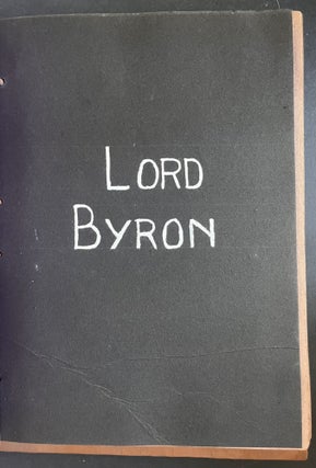 ALBUM OF POETS 1947 SCHOOL ASSIGNMENT MYRON E. ROWE KINGSTON, NY