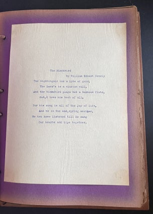 ALBUM OF POETS 1947 SCHOOL ASSIGNMENT MYRON E. ROWE KINGSTON, NY