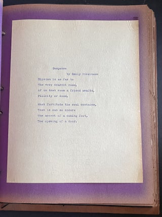 ALBUM OF POETS 1947 SCHOOL ASSIGNMENT MYRON E. ROWE KINGSTON, NY