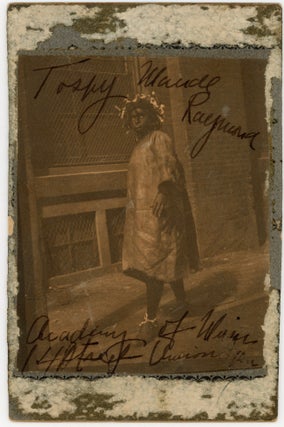 MAUD RAYMOND & GUS ROGERS VAUDEVILLE PHOTOGRAPH ARCHIVE EARLY CAREER PORTRAITS, “TOPSY” AT UNION SQUARE ACADEMY OF MUSIC, AND TOURING PHOTOS, 1895–c.1905