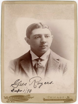 MAUD RAYMOND & GUS ROGERS VAUDEVILLE PHOTOGRAPH ARCHIVE EARLY CAREER PORTRAITS, &ldquo;TOPSY&rdquo; AT UNION SQUARE ACADEMY OF MUSIC, AND TOURING PHOTOS, 1895&ndash;c.1905
