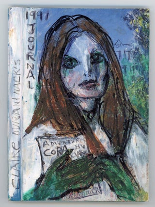Altered Book Artist Journal 1997 Claire Durani Nack Painted Diary Self Portraits. Claire DURANI NACK.
