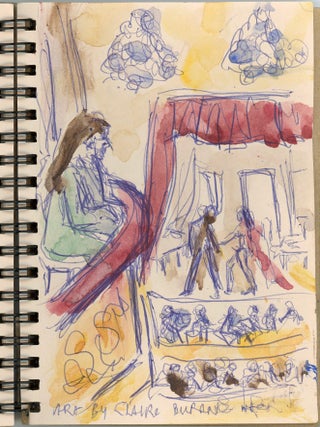 Artist Sketchbook &ldquo;Hot and Cool&rdquo; 1995&ndash;1998 &mdash; Claire Durani Nack &mdash; Self-Portraits