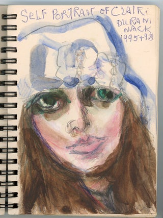 Artist Sketchbook &ldquo;Hot and Cool&rdquo; 1995&ndash;1998 &mdash; Claire Durani Nack &mdash; Self-Portraits