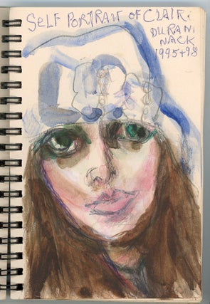 Artist Sketchbook “Hot and Cool” 1995–1998 — Claire Durani Nack — Self-Portraits