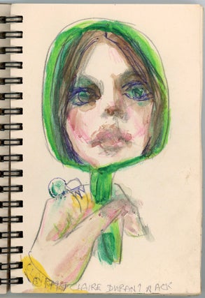 Artist Sketchbook “Hot and Cool” 1995–1998 — Claire Durani Nack — Self-Portraits