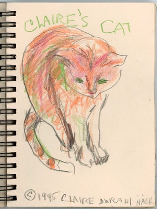 Artist Sketchbook &ldquo;Hot and Cool&rdquo; 1995&ndash;1998 &mdash; Claire Durani Nack &mdash; Self-Portraits