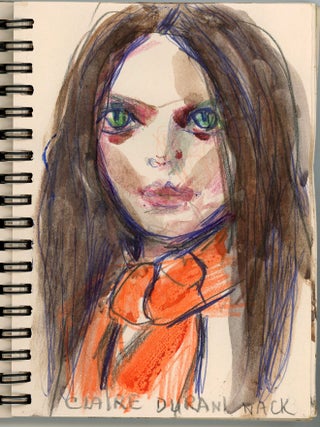 Artist Sketchbook &ldquo;Hot and Cool&rdquo; 1995&ndash;1998 &mdash; Claire Durani Nack &mdash; Self-Portraits