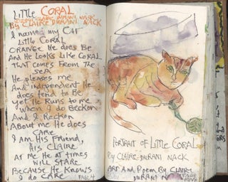 CONNECT & DISCONNECT — CLAIRE DURANI NACK ARTIST BOOK — SELF-PORTRAIT COVERS — POEMS, COLLAGE, NUDES — 2001