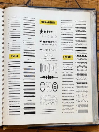 ROYAL TYPOGRAPHERS, INC. — OVERSIZE TYPE SPECIMEN BOOK (NYC, 66 PAGES)