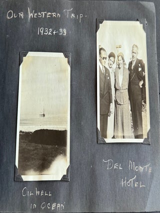 California–Yellowstone–Yosemite Photo Album (1929 & 1932–33) — 165 Captioned Travel Snapshots