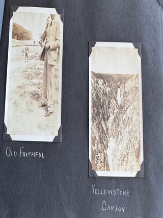 California–Yellowstone–Yosemite Photo Album (1929 & 1932–33) — 165 Captioned Travel Snapshots
