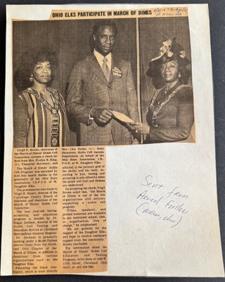 BLACK ELKS CLUB CLEVELAND OHIO WOMEN LEADERSHIP 1970s