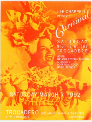 16 LGBTQ CLUB FLYERS / EROTIC & AIDS-ERA NIGHTLIFE EPHEMERA / PHILADELPHIA, NEW YORK & SAN FRANCISCO