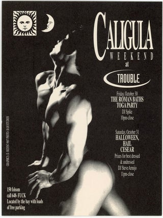 16 LGBTQ CLUB FLYERS / EROTIC & AIDS-ERA NIGHTLIFE EPHEMERA / PHILADELPHIA, NEW YORK & SAN FRANCISCO