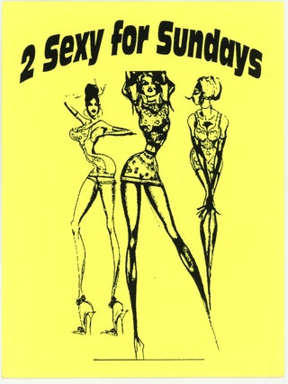 16 LGBTQ CLUB FLYERS / EROTIC & AIDS-ERA NIGHTLIFE EPHEMERA / PHILADELPHIA, NEW YORK & SAN FRANCISCO