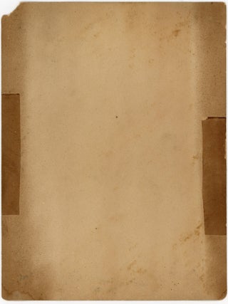 19th-Century Hand-Worked Crayon Portrait Photograph of a Woman, Possibly Native American / Indigenous
