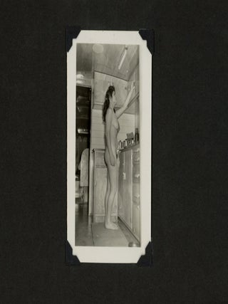 MID-CENTURY PHOTO ALBUM of a NUDE WOMAN