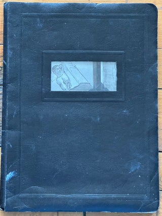 VINTAGE GAY EROTIC PHOTOGRAPHIC COMIC ART CARD SET IN PRESENTATION FOLDER — 28 PANELS