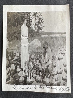 CANADA MOOSE HUNTING, GUIDES, CANOES & CAMP LIFE PHOTO ALBUM, 1916–1930, ROCKY LAKE / CRANBERRY POND / GREAT PUBNICO LAKE