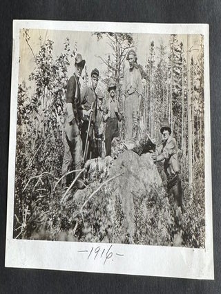 CANADA MOOSE HUNTING, GUIDES, CANOES & CAMP LIFE PHOTO ALBUM, 1916–1930, ROCKY LAKE / CRANBERRY POND / GREAT PUBNICO LAKE