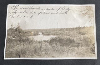 CANADA MOOSE HUNTING, GUIDES, CANOES & CAMP LIFE PHOTO ALBUM, 1916–1930, ROCKY LAKE / CRANBERRY POND / GREAT PUBNICO LAKE