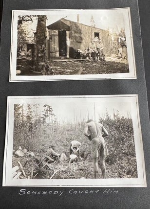 CANADA MOOSE HUNTING, GUIDES, CANOES & CAMP LIFE PHOTO ALBUM, 1916–1930, ROCKY LAKE / CRANBERRY POND / GREAT PUBNICO LAKE