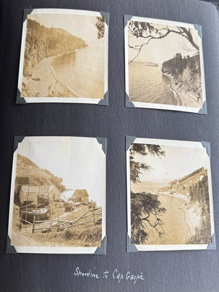 SAGUENAY RIVER AND GASPÉ PENINSULA APPALACHIAN MOUNTAIN CLUB EXCURSION PHOTO ALBUM, QUEBEC, 1929