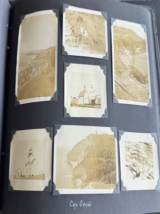 SAGUENAY RIVER AND GASPÉ PENINSULA APPALACHIAN MOUNTAIN CLUB EXCURSION PHOTO ALBUM, QUEBEC, 1929