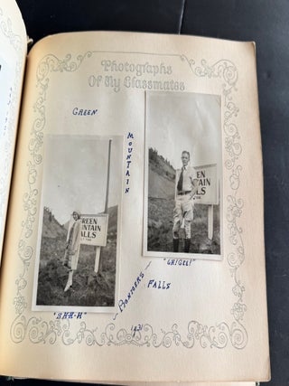 HIGH SCHOOL MEMORIES SCRAPBOOK 1931 COLORADO SPRINGS PALMER HIGH SCHOOL RAINBOW GIRLS ZETA LITERARY SOCIETY SNAPSHOTS
