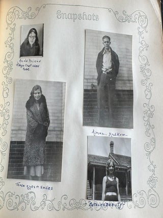 HIGH SCHOOL MEMORIES SCRAPBOOK 1931 COLORADO SPRINGS PALMER HIGH SCHOOL RAINBOW GIRLS ZETA LITERARY SOCIETY SNAPSHOTS