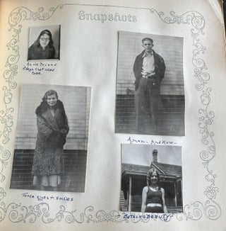HIGH SCHOOL MEMORIES SCRAPBOOK 1931 COLORADO SPRINGS PALMER HIGH SCHOOL RAINBOW GIRLS ZETA LITERARY SOCIETY SNAPSHOTS