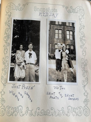 HIGH SCHOOL MEMORIES SCRAPBOOK 1931 COLORADO SPRINGS PALMER HIGH SCHOOL RAINBOW GIRLS ZETA LITERARY SOCIETY SNAPSHOTS