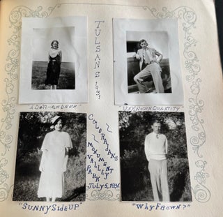 HIGH SCHOOL MEMORIES SCRAPBOOK 1931 COLORADO SPRINGS PALMER HIGH SCHOOL RAINBOW GIRLS ZETA LITERARY SOCIETY SNAPSHOTS